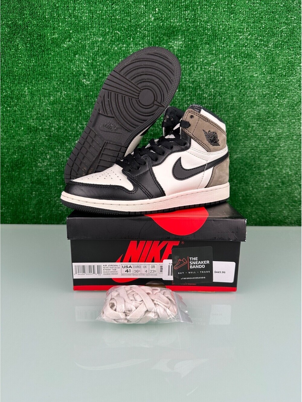 Size 4.5Y - Jordan 1 Retro OG High Dark Mocha